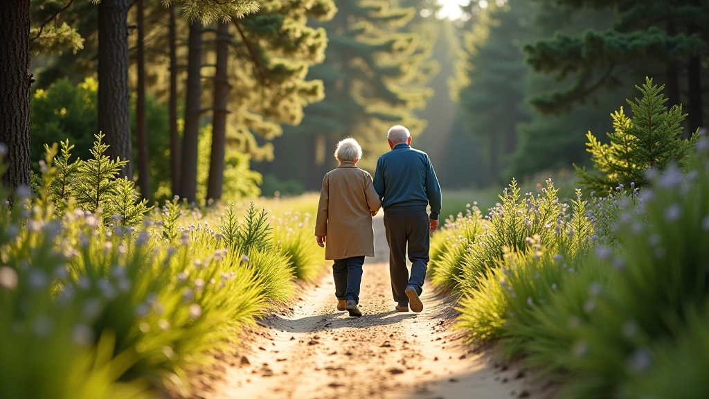 Guided walk through blueberry heath woodland
